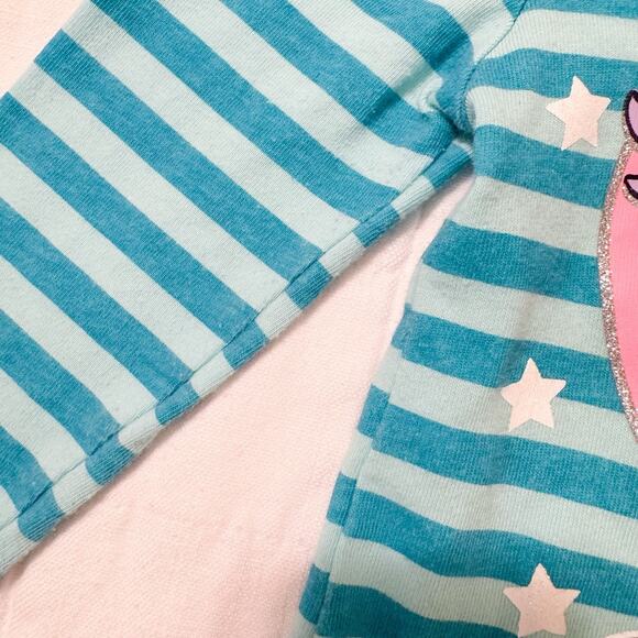 Ninja Turtles Girls 3T Shirt 2015 Long Sleeve Lace Bottom. Blue. Nickelodeon‎ - Picture 6 of 9